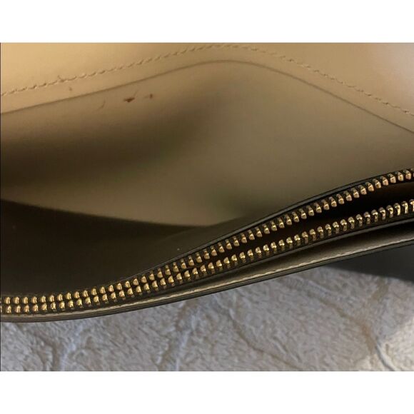 Kate Spade Perforated Leather Envelope Clutch Black Laser Cut Small Bag Preppy - Picture 5 of 14